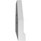 Ekena Millwork Octagonal Top Surface Mount PVC Gable Vent w/ 2"W x 2"P Brickmould Sill Frame, 22"W x 12"H GVPOT22X1203SF - alternate 2